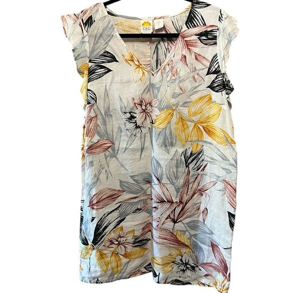 C&C California 100% linen size large - Picture 1 of 7